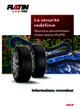 Brochure pneus PLATIN